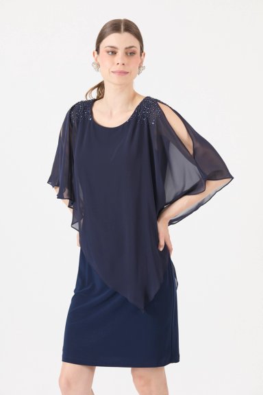 VESTIDO AZUL COD 0702376 - 1