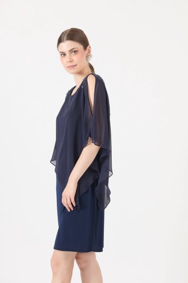 VESTIDO AZUL COD 0702376 - 5