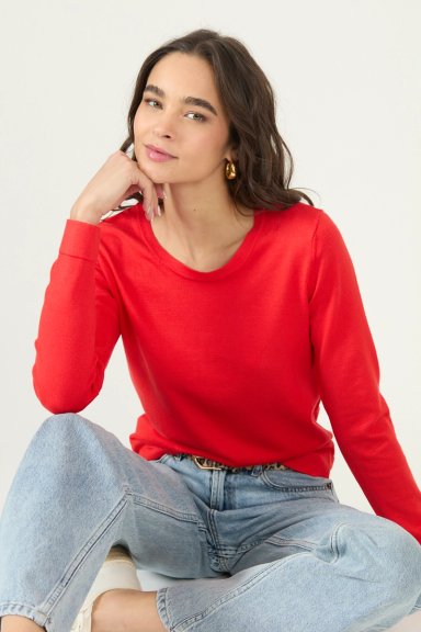 SWEATER ROJO COD 7900405 - 1