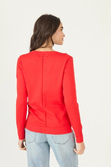 SWEATER ROJO COD 7900405 - 4