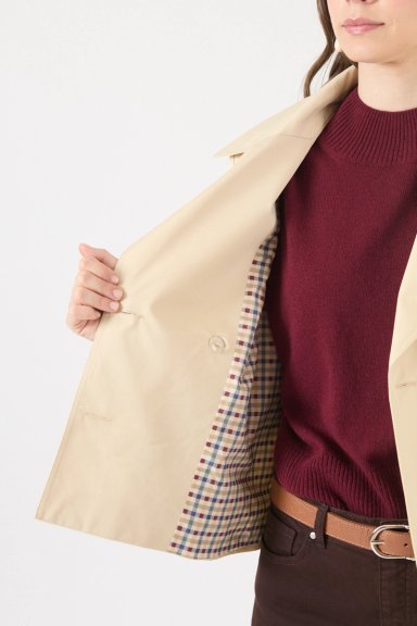 TRENCH REPELENTE AL AGUA BEIGE COD 1536056 - 2