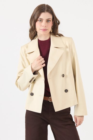 TRENCH REPELENTE AL AGUA BEIGE COD 1536056 - 3