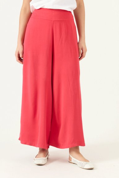 PANTALON WIDE LEG ROJO COD 2013705 - 2