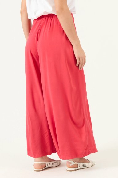 PANTALON WIDE LEG ROJO COD 2013705 - 4
