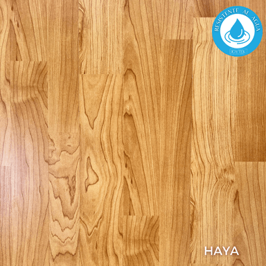 PISO FLOTANTE RESISTENTE AL AGUA 8 MM HAYA 122 CM X 20 CM 2.44 M2 - 2