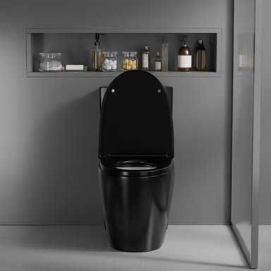 WC JOYTEK ONE PIECE NEGRO CON SELLO ANTIFUGA 30 CM 2007 - 2
