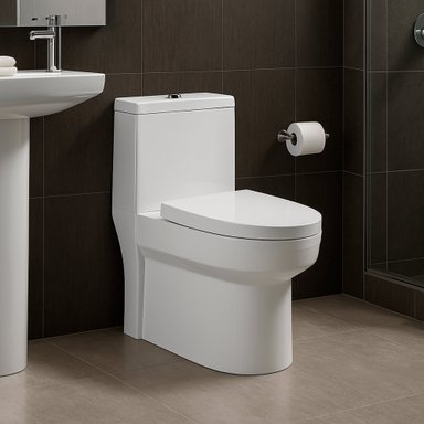 WC ONE PIECE JOYTEK MILLENIUM 8019 DESCARGA A PISO 30 CM - 5