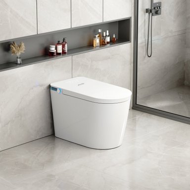 WC INODORO INTELIGENTE APERTURA/CIERRE MANUAL DESCARGA A PISO 30 CM - 2