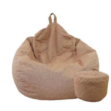 PUFF PERA DE LINO TALLA XL JOYTEK / 120X80CM MARRON - 2