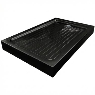RECEPTACULO PARA DUCHA RECTANGULAR JOYTEK NEGRO 120X80X13 CM - 3