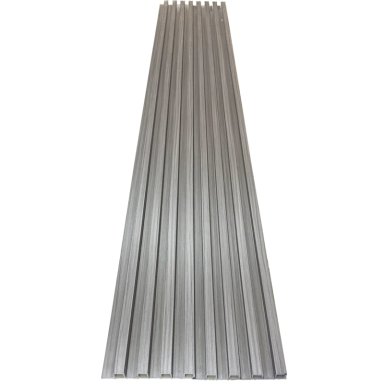 CAJA WALL PANEL PVC GRIS 240X16 CM 3.84 M² (10 PANELES) - 3