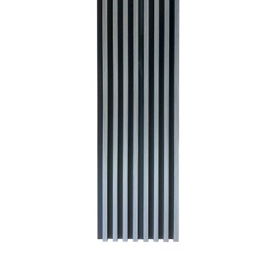 CAJA WALL PANEL PVC BICOLOR NEGRO GRIS 240X16 CM 3.84 M² (10 PANELES) - 1