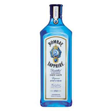 GIN BOMBAY BOTELLA VIDRIO 750 CC SAPHIRE 47° - 1