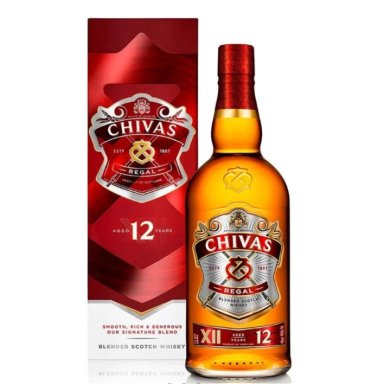 WHISKY CHIVAS REGAL BOTELLA VIDRIO 750 CC 12 AÑOS 40° - 1