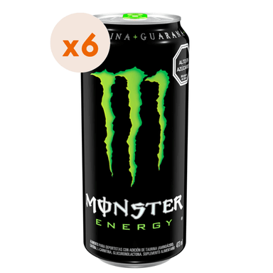 BEBIDA ENERGETICA MONSTER BOTELLA VIDRIO 470 CC 6 UN MONSTERBEBIDA - 2