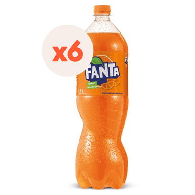BEBIDAS MIXER FANTA BOTELLA VIDRIO 1500 CC 6 UN BEBIDA - 1