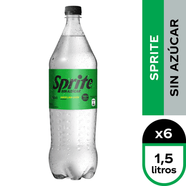 BEBIDAS MIXER SIN AZUCAR SPRITE BOTELLA VIDRIO 1500 CC 6 UN BEBIDA ZEROBEBIDA - 1