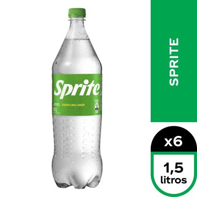 BEBIDAS MIXER SPRITE BOTELLA VIDRIO 1500 CC 6 UN BEBIDA SPRITEBEBIDA REGULAR - 1