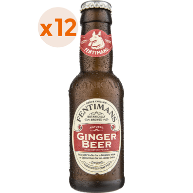 BEBIDAS MIXER GINGER BEER FENTIMANS BOTELLA VIDRIO 200 CC 12 UN - 1