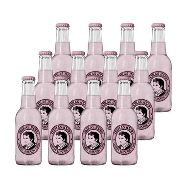 BEBIDAS MIXER THOMAS HENRY BOTELLA VIDRIO 200 CC 12 UN AGUA TONICA CHERRY BLOSSOM - 1
