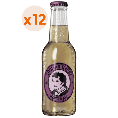 BEBIDAS MIXER THOMAS HENRY BOTELLA VIDRIO 200 CC 12 UN GINGER ALE - 1