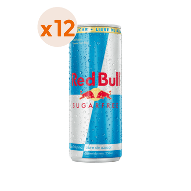 BEBIDA ENERGETICA SIN AZUCAR RED BULL BOTELLA VIDRIO 250 CC 12 UN - 2