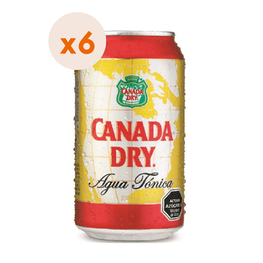 BEBIDAS MIXER CANADA DRY LATA 350 CC 6 UN BEBIDA TONICA - 2