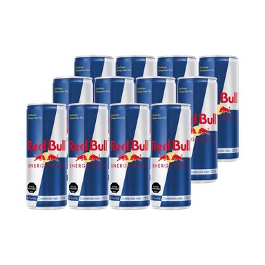 BEBIDA ENERGETICA RED BULL BOTELLA VIDRIO 250 CC 12 UN - 1