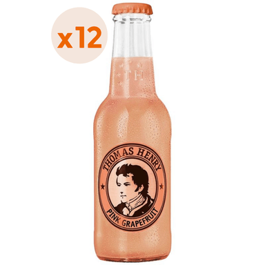 BEBIDAS MIXER THOMAS HENRY BOTELLA VIDRIO 200 CC 12 UN PINK GRAPEFRUIT - 1
