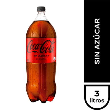 BEBIDA COCA COLA SIN AZUCAR 3000CC - 1