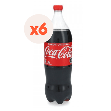 BEBIDAS MIXER COCA-COLA BOTELLA VIDRIO 1500 CC 6 UN BEBIDA COCA COLA NORMALBEBIDA ORIGINAL - 2