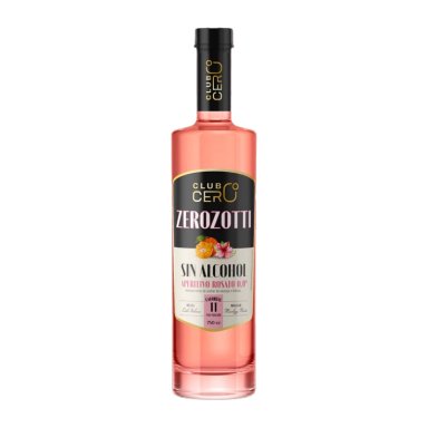 APERITIVO SIN ALCOHOL ZEROZOTTI ROSATO 750CC - 1