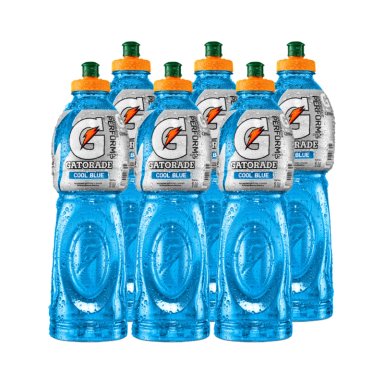 6X BEBIDA ISOTONICA GATORADE COOL BLUE 1000CC - 1
