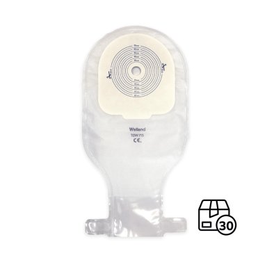 CAJA X 30 BOLSAS DE COLOSTOMIA MEDICALTEC VALORE TRANSPARENTE WELLAND - 1