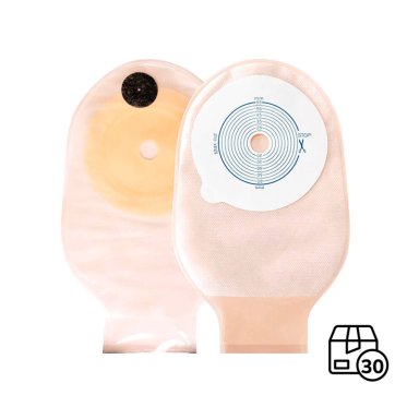 CAJA X 30 BOLSAS DE COLOSTOMIA MEDICALTEC VALORE OPACA WELLAND - 1