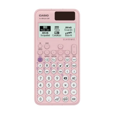CALCULADORA CIENTÍFICA CASIO FX 991 LACW CLASSWIZ ROSA - 1