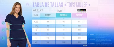 TOP CLÍNICO DE MUJER CHEROKEE UNIDAD LUXE 21701 - UNIFORME CLINICO - 4