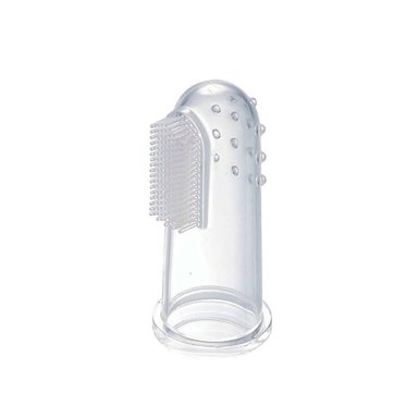 CEPILLO DEDAL PARA DIENTES BEBE BEBÉS TRANSPARENTE - 1