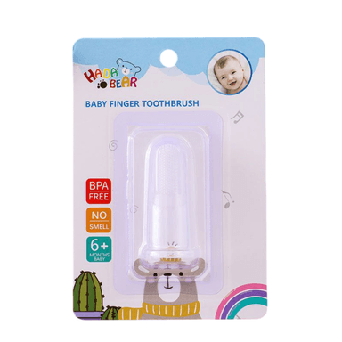 CEPILLO DEDAL PARA DIENTES BEBE BEBÉS TRANSPARENTE - 2