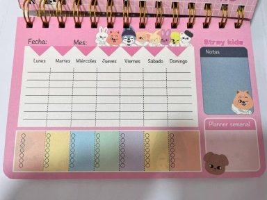 PLANNER STRAY KIDS KPOP SKZOO PAPELERÍA KAWAII - 4