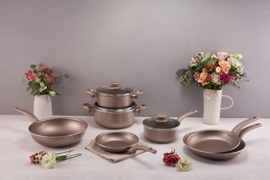 OLLA 24 CM ANTIAD SILVER GOLD ILKO | Dorado - 2