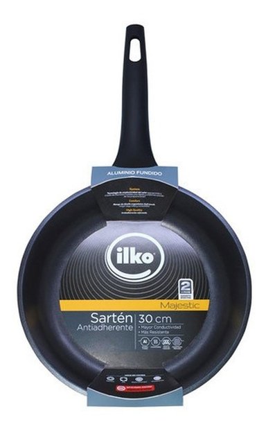 SARTÉN 30 CM ANTIADHERENTE MAJESTIC ILKO | Negro - 2