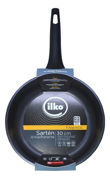 SARTÉN 30 CM ANTIADHERENTE MAJESTIC ILKO | Negro - 4