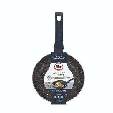 SARTEN 20CM GRANITO NAVY ILKO - 6