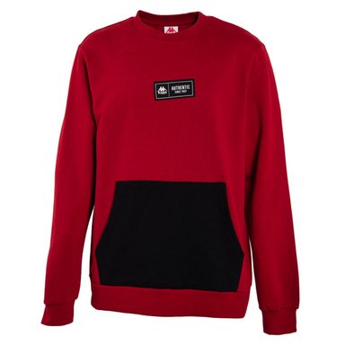 POLERON HOMBRE KAPPA CREW ROJO - 1