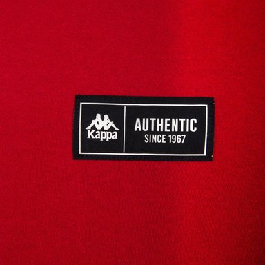 POLERON HOMBRE KAPPA CREW ROJO - 4