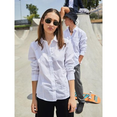 BLUSA ESCOLAR MUJER MAUI & SONS BLANCO 5E108 - 3