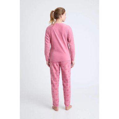 PIJAMA POLAR MUJER DETALLES BORDADOS 1774 BECKIL - 2