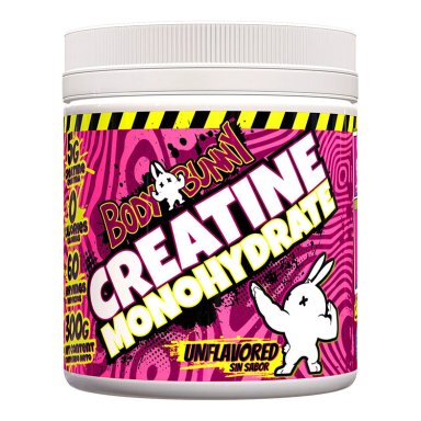 CREATINA BODY BUNNY MONOHIDRATO SIN SABOR 60SV POLVO 300 GR - 1