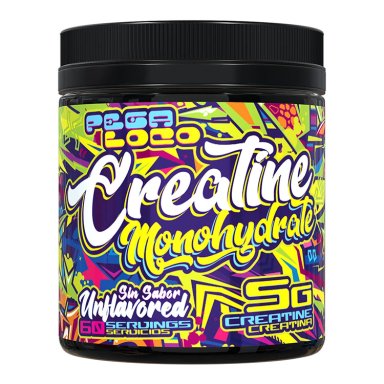 CREATINA PEGA LOCO MONOHIDRATO SIN SABOR 60SV POLVO 300 GR - 1